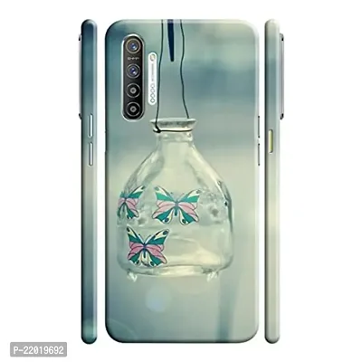 Dugvio? Printed Designer Hard Back Case Cover for Realme XT/Realme X2 (Butterfly in Bottle)-thumb0