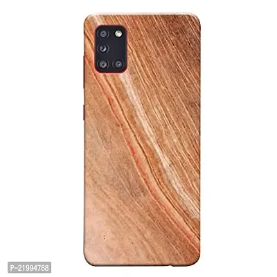 Dugvio? Printed Designer Hard Back Case Cover for Samsung Galaxy A31 / Samsung A31 (Orange Marble)