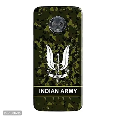 Dugvio Polycarbonate Printed Colorful Indian Army, Army Designer Back Case Cover for Motorola Moto G6 / Moto G6 (Multicolor)