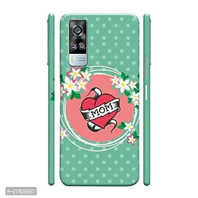Dugvio? Polycarbonate Printed Hard Back Case Cover for Vivo Y31 (I Love You mom)-thumb0