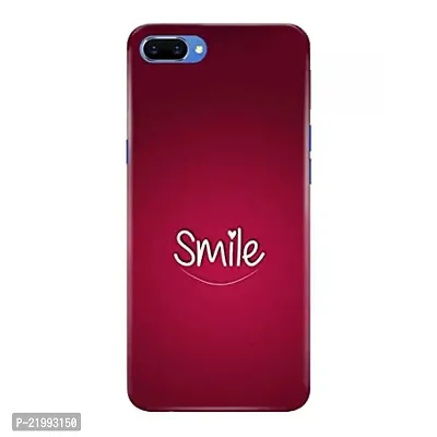 Dugvio? Printed Designer Back Cover Case for Oppo A3S - Smile