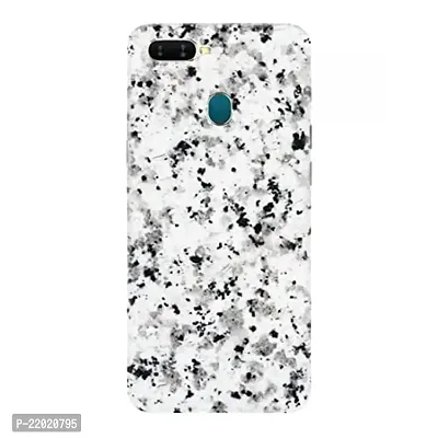 Dugvio? Printed Designer Hard Back Case Cover for Oppo A7 / Oppo A12 / Oppo A5S (Dotted Marble Design)