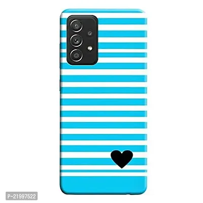 Dugvio? Printed Designer Hard Back Case Cover for Samsung Galaxy A52 / Samsung A52 (Light Blue Pattern)