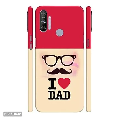 Dugvio? Poly Carbonate Back Cover Case for Realme Narzo 20A / Narzo 10A - I Love Dad Quotes-thumb0