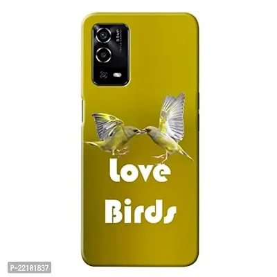 Dugvio? Printed Hard Back Cover Case for Oppo A55 (5G) / Oppo A16 (5G) / Oppo A53S 5G - Love Birds