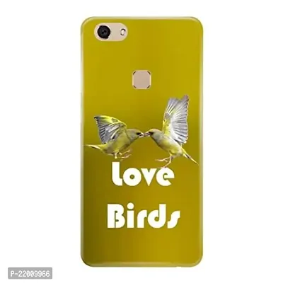 Dugvio? Printed Designer Hard Back Case Cover for Vivo V7 (Love Birds)