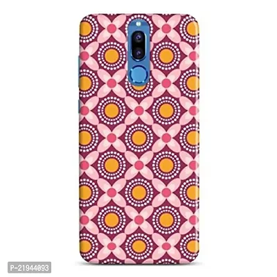 Dugvio? Polycarbonate Printed Hard Back Case Cover for Huawei Honor 9i (Rangoli Drawing)