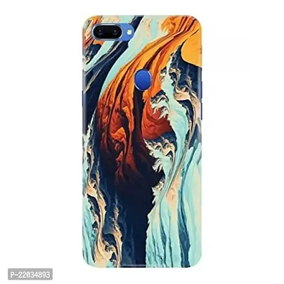 Dugvio? Printed Designer Matt Finish Hard Back Cover Case for Oppo A5S - Painting Effect-thumb0