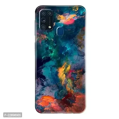 Dugvio? Printed Colorful Water Color Effect Designer Hard Back Case Cover for Samsung Galaxy M31 / Samsung M31 (Multicolor)-thumb0