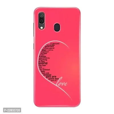 Dugvio? Printed Designer Matt Finish Hard Back Case Cover for Samsung Galaxy A30 / Samsung A30/ SM-A305F/DS (Love Quotes)