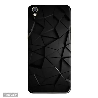 Dugvio? Poly Carbonate Back Cover Case for Oppo A37 - Black Texture-thumb0