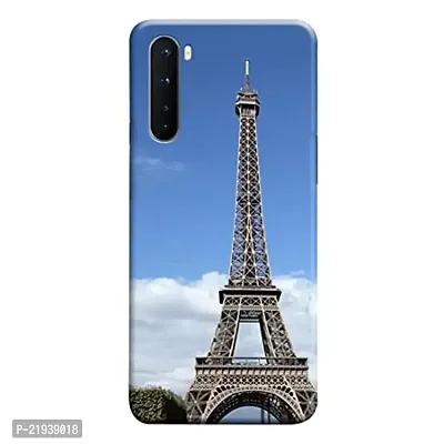 Dugvio? Polycarbonate Printed Hard Back Case Cover for OnePlus Nord (Eiffel Tower)