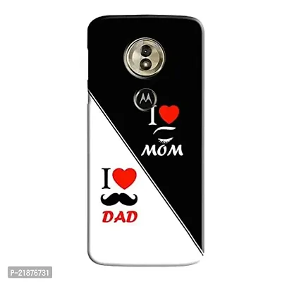 Dugvio? Polycarbonate Printed Colorful Mom  Dad, Mom and Dad, Daddy  Mom Designer Back Case Cover for Motorola Moto G6 Play/Moto G6 Play (Multicolor)