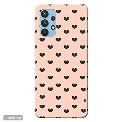 Dugvio? Polycarbonate Printed Hard Back Case Cover for Samsung Galaxy A32 / Samsung A32 (Black Love in Pink Theme)-thumb0