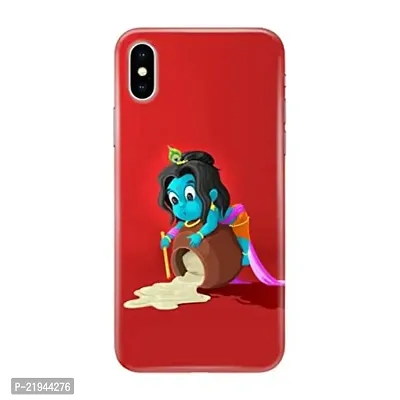 Dugvio? Polycarbonate Printed Hard Back Case Cover for iPhone X (Lord Little Krishna)