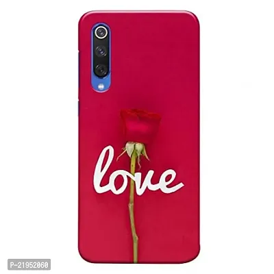 Dugvio? Polycarbonate Printed Hard Back Case Cover for Xiaomi Redmi 9 SE (Love Rose)