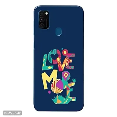 Dugvio? Printed Designer Back Cover Case for Samsung Galaxy M21 2021 / Samsung M21 / Samsung M30S - Love More