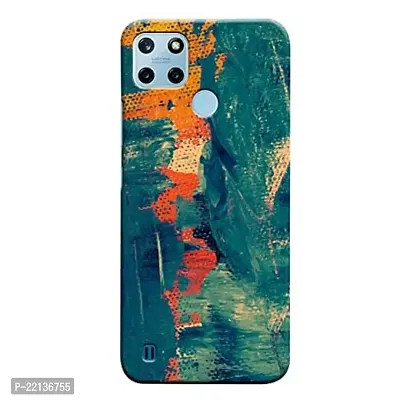 Dugvio? Printed Hard Back Case Cover Compatible for Realme C25Y - Water Color Effect (Multicolor)-thumb0