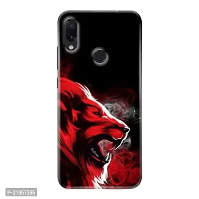 Dugvio? Polycarbonate Printed Hard Back Case Cover for Xiaomi Redmi Y3 (Lion Art)