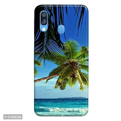 Dugvio? Polycarbonate Printed Hard Back Case Cover for Samsung Galaxy A40 / Samsung A40 (Nature Art Coconut)-thumb0