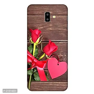 Dugvio? Polycarbonate Printed Hard Back Case Cover for Samsung Galaxy J6 / Samsung On6 / J600G/DS (Red Rose)-thumb0