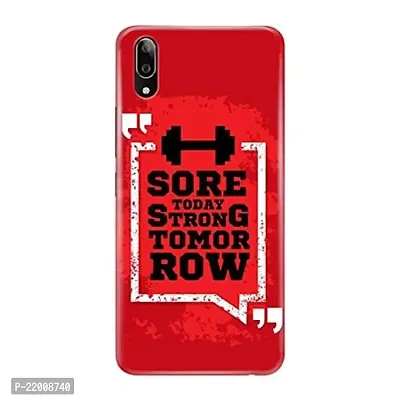 Dugvio? Printed Designer Hard Back Case Cover for Vivo V11 Pro (Gym Motivation Quotes)