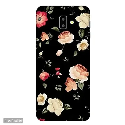 Dugvio? Polycarbonate Printed Hard Back Case Cover for Samsung Galaxy J6 Plus/Samsung J6 + / SM-J610FN/DS (Vintage Flower)