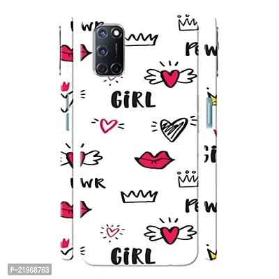 Dugvio? Poly Carbonate Back Cover Case for Oppo A52 - Girl Crown Quotes