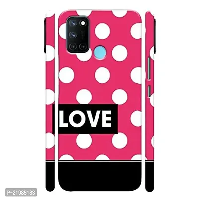 Dugvio? Printed Designer Back Cover Case for Realme 7i - Pink Love dot