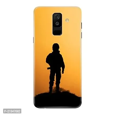 Dugvio? Polycarbonate Printed Hard Back Case Cover for Samsung Galaxy A6 Plus/Samsung A6 Plus (2018) (Army Duty, Force)