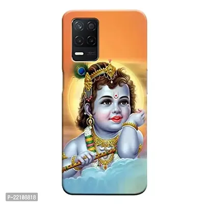 Dugvio? Printed Hard Back Cover Case for Realme Narzo 30 (5G) / Realme 8 (5G) / Realme 8S (5G) - Lord Krishna Little Krishna