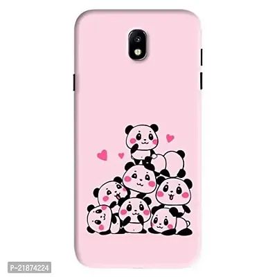 Dugvio Printed Colorful Pink Cartoon Bear Designer Back Case Cover for Samsung Galaxy J7 Pro/Samsung J7 Pro / J730GM/DS (Multicolor)