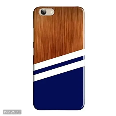 Dugvio? Polycarbonate Printed Hard Back Case Cover for Vivo Y53 (Wooden and Color Art)