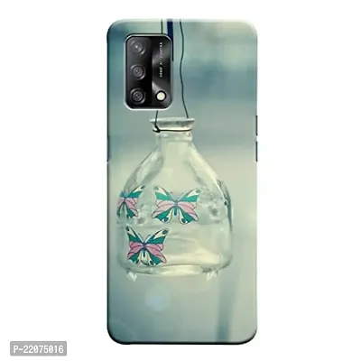 Dugvio? Printed Designer Back Cover Case for Oppo F19 / Oppo F19S - Butterfly in Bottle