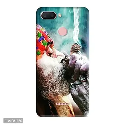 Dugvio? Printed Designer Hard Back Case Cover for Xiaomi Redmi 6 (Lord Shiva chillam Effect)