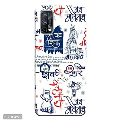 Dugvio? Printed Lord Shiva Mantra, Shankara, Shiv Designer Hard Back Case Cover for Realme X7 (Multicolor)-thumb0