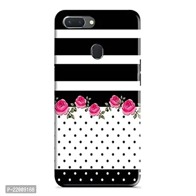 Dugvio? Poly Carbonate Back Cover Case for Oppo Realme 2 - Rose Pattern Effect