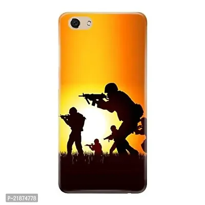 Dugvio Printed Colorful Army, Sergical Strike, Defence, Army Designer Back Case Cover for Oppo F3 (Multicolor)