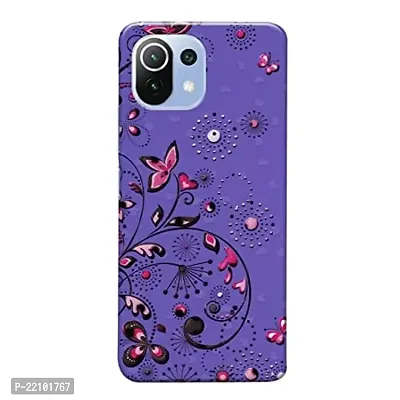 Dugvio? Printed Hard Back Cover Case for Xiaomi Mi 11 Lite/Xiaomi Mi 11 Lite 5G / Xiaomi 11 Lite NE 5G - Butterfly in Night