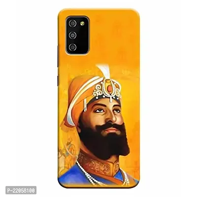 Dugvio? Printed Designer Back Cover Case for Samsung Galaxy M02S / Samsung Galaxy F02S - Guru Gobind Singh Maharaj