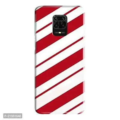 Dugvio? Printed Designer Hard Back Case Cover for Xiaomi Redmi Note 9 Pro (Red Border)