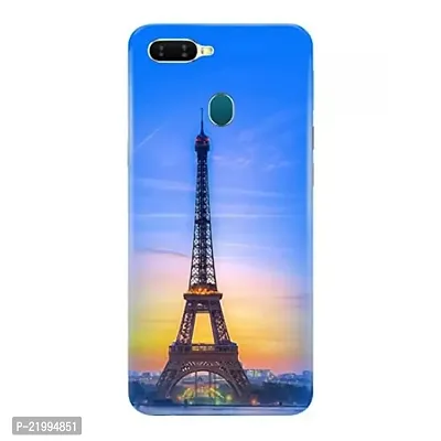 Dugvio? Printed Designer Back Cover Case for Oppo A7 / Oppo A12 / Oppo A5S - Eiffect Tower