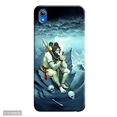 Dugvio? Polycarbonate Printed Hard Back Case Cover for Vivo Y1S / Vivo Y90 (Lord Shiva Jai Shiva)