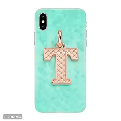 Dugvio? Printed Designer Hard Back Case Cover for iPhone Xs Max (T Name Alphabet)-thumb0