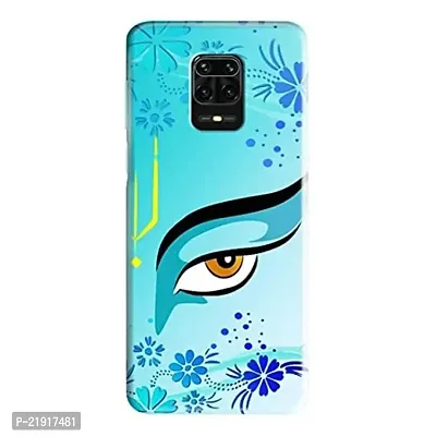 Dugvio? Polycarbonate Printed Hard Back Case Cover for Xiaomi Redmi Note 9 Pro (Lord Krishna)-thumb0