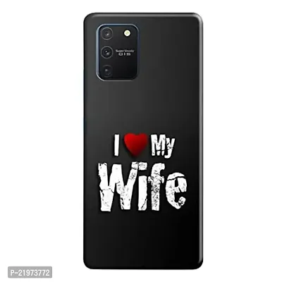 Dugvio? Printed Designer Back Case Cover for Samsung Galaxy S10 Lite/Samsung S10 Lite (I Love My Wife)