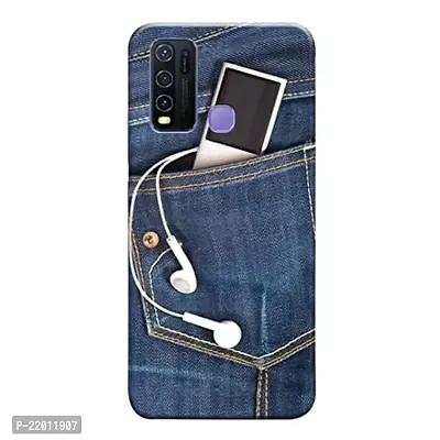 Dugvio? Printed Designer Hard Back Case Cover for Vivo Y30 (Pocket Jeans Art)