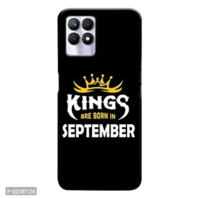 Dugvio? Printed Hard Back Cover Case for Realme 8i - Kings are Born in September