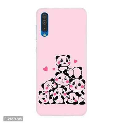 Dugvio Printed Colorful Pink Cartoon Bear Designer Back Case Cover for Samsung Galaxy A50 / Samsung A50 / SM-A505F/DS (Multicolor)-thumb0
