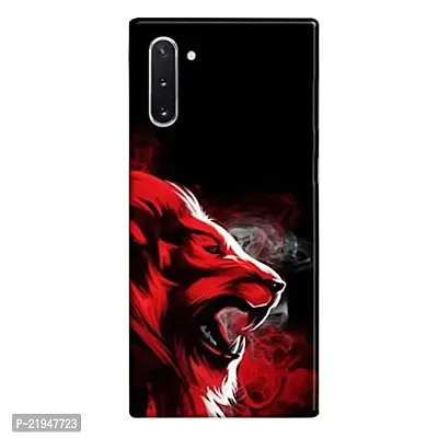 Dugvio? Polycarbonate Printed Hard Back Case Cover for Samsung Galaxy Note 10 / Samsung Note 10 (Lion Art)